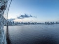 View From Rainbow Bridge, Tokyo, Japan, North Route Royalty Free Stock Photo